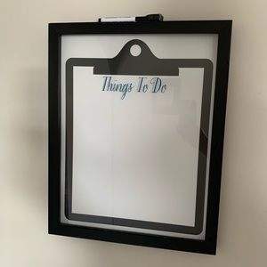 “Things to do” Dry erase board 🖊